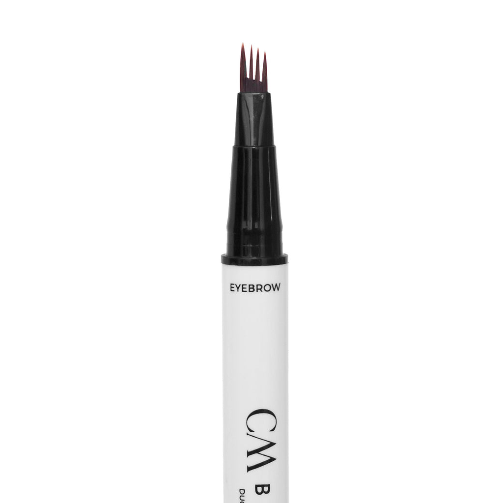 Cariocă pentru sprâncene 2 în 1 – 4 vârfuri + Eyeliner Negru Waterproof - Espresso