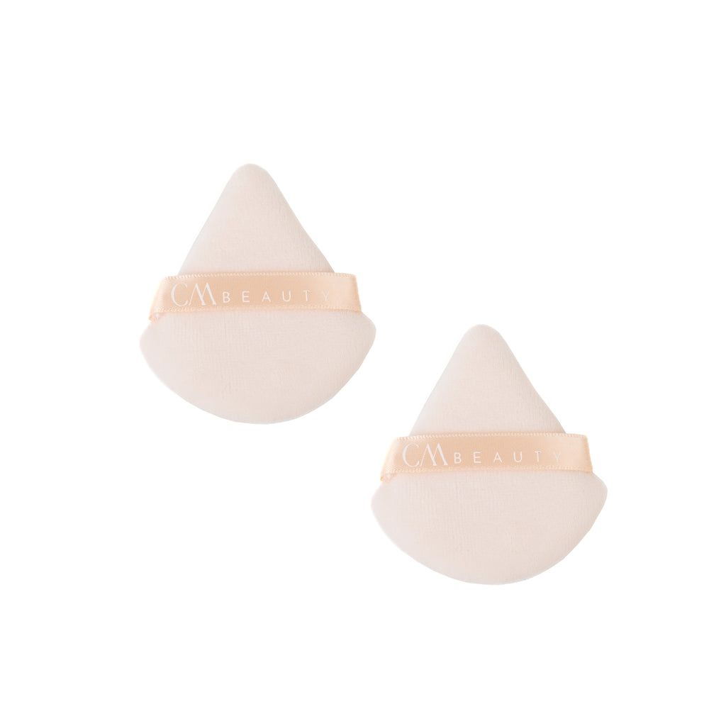 Buretel Powder Puff, set 2 bucati, Bake and Sculpt, beige