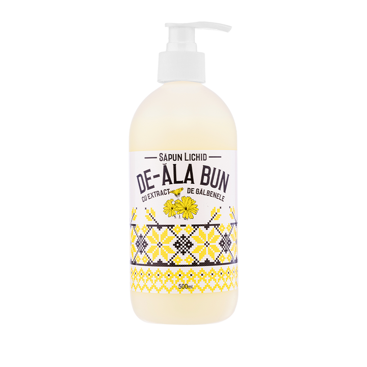 Săpun lichid De-ala Bun, extract de gălbenele, 500ml