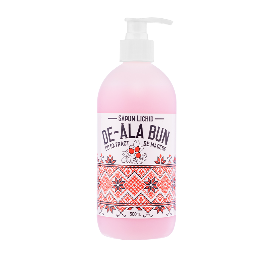 Săpun lichid De-ala Bun, extract de măceșe, 500ml
