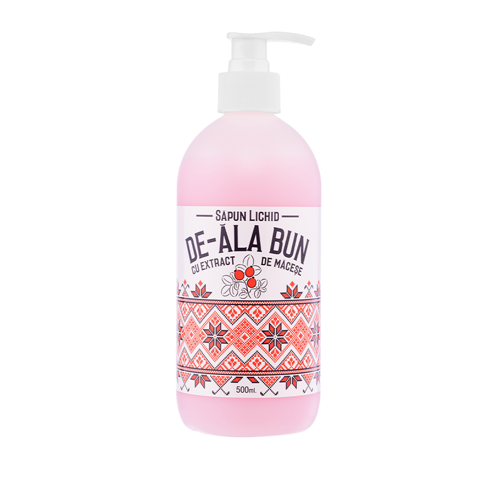 Săpun lichid De-ala Bun, extract de măceșe, 500ml