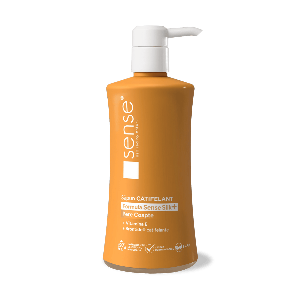 Săpun Lichid Gel, SenseSilk+, Pere Coapte, 330ml