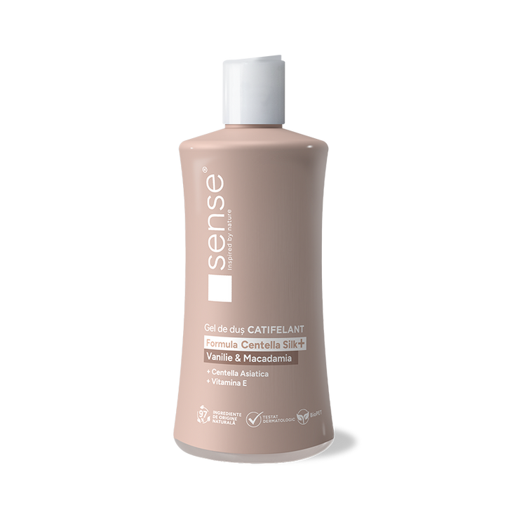 Gel de Duș CentellaSilk+, Vanilie & Macadamia, 330ml