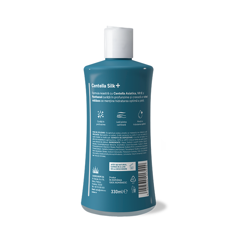 Gel de Duș CentellaSilk+, Lime & Sare de Mare, 330ml