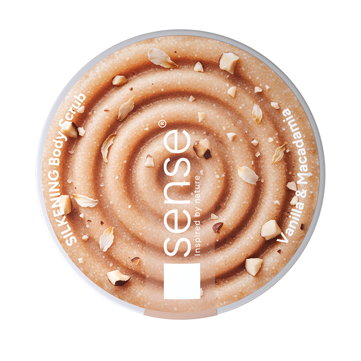 Exfoliant de corp, SugarSilk+, Vanilie & Macadamia, 200ml