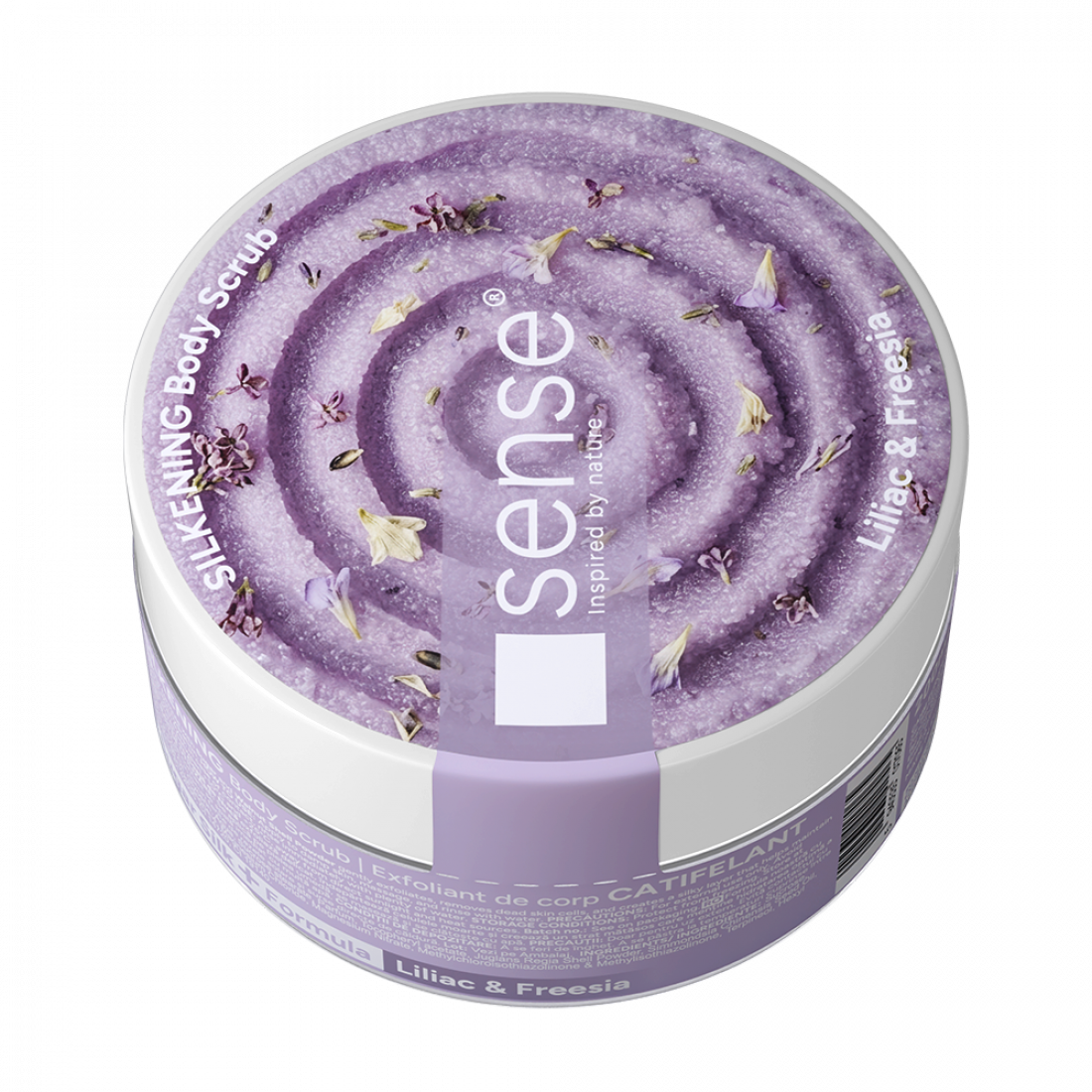 Exfoliant de corp, SugarSilk+, Liliac & Frezie, 200ml