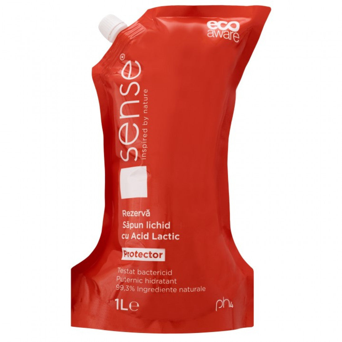 Rezervă săpun gel cu acid lactic pH4 și extract de Papaya, 1L