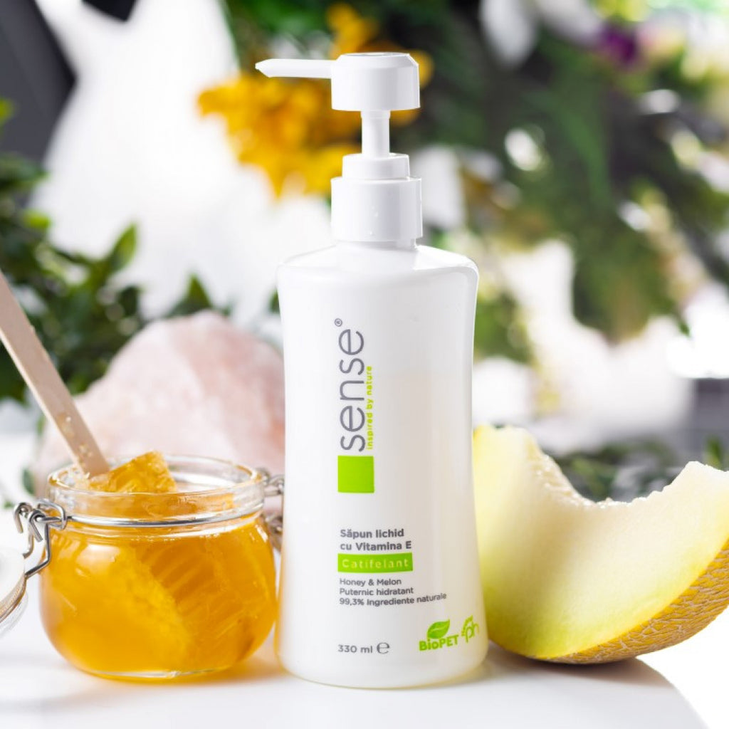 Săpun lichid gel Catifelant, Honey & Melon, 330ml