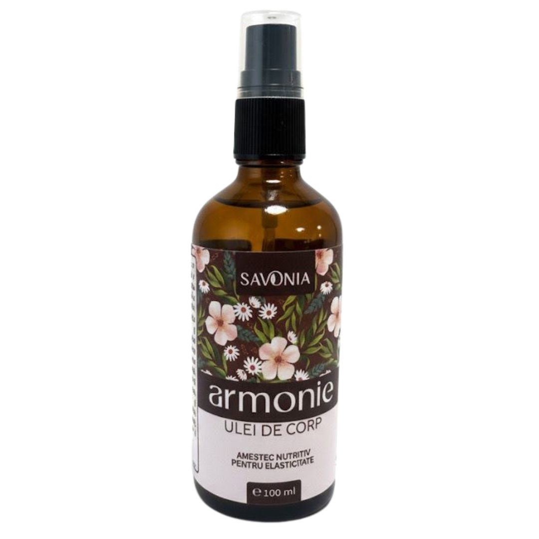 Armonie – Ulei de Corp Savonia – Amestec Nutritiv pentru Elasticitate, 100 ml