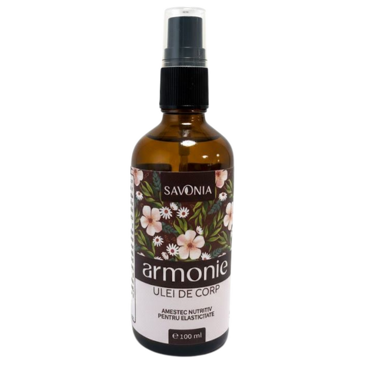 Armonie – Ulei de Corp Savonia – Amestec Nutritiv pentru Elasticitate, 100 ml