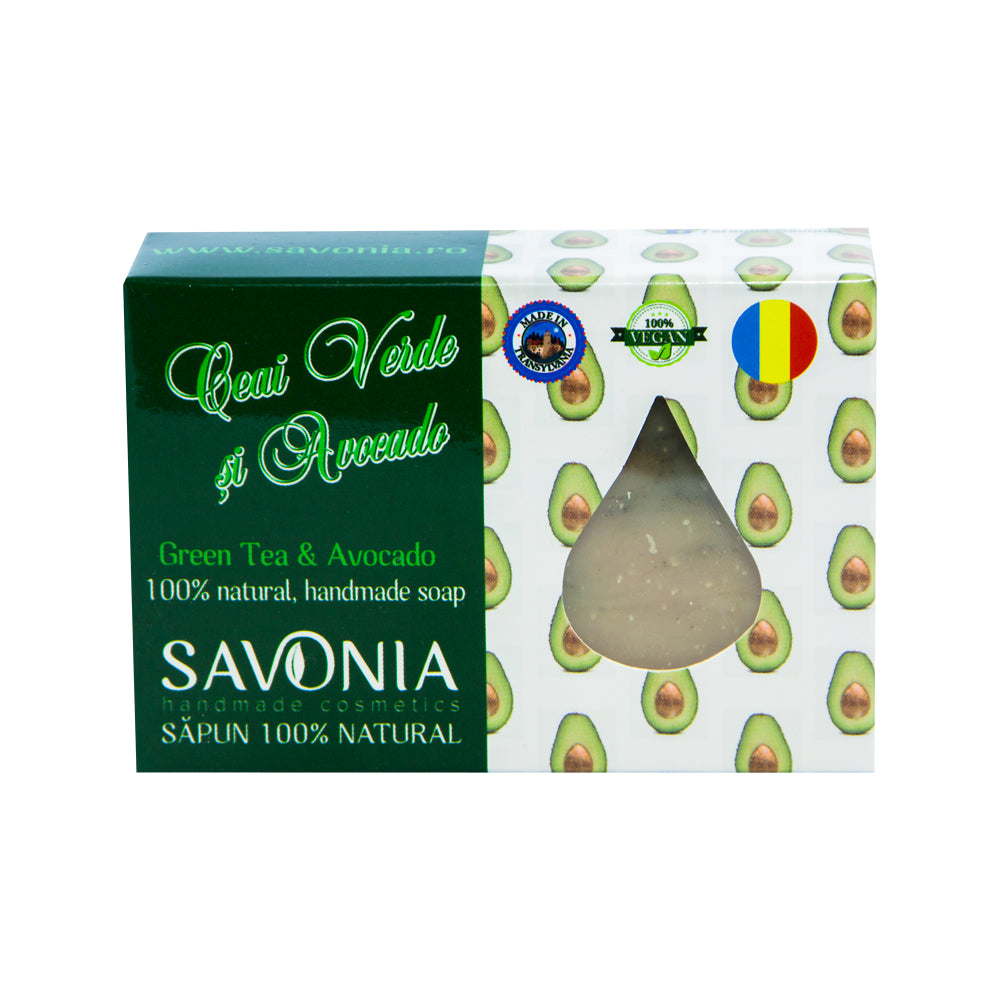 Sapun Natural Ceai Verde si Avocado, 90 g