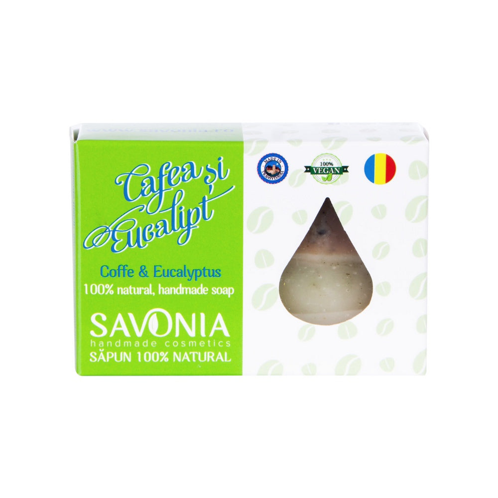 Sapun Natural Cafea si Eucalipt, 90 g
