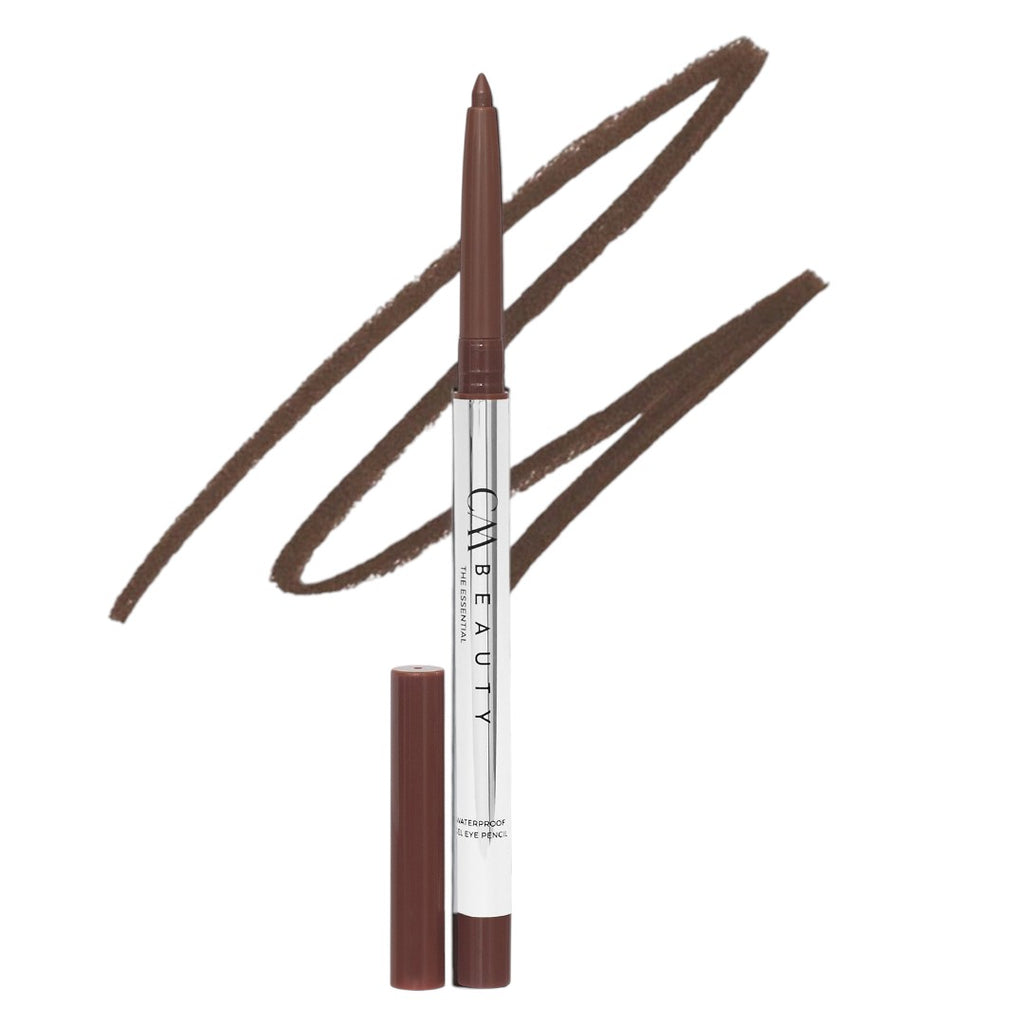 Creion de Ochi Gel Waterproof Retractabil cu Ascuțitoare de Vârf Integrată - Light Brown