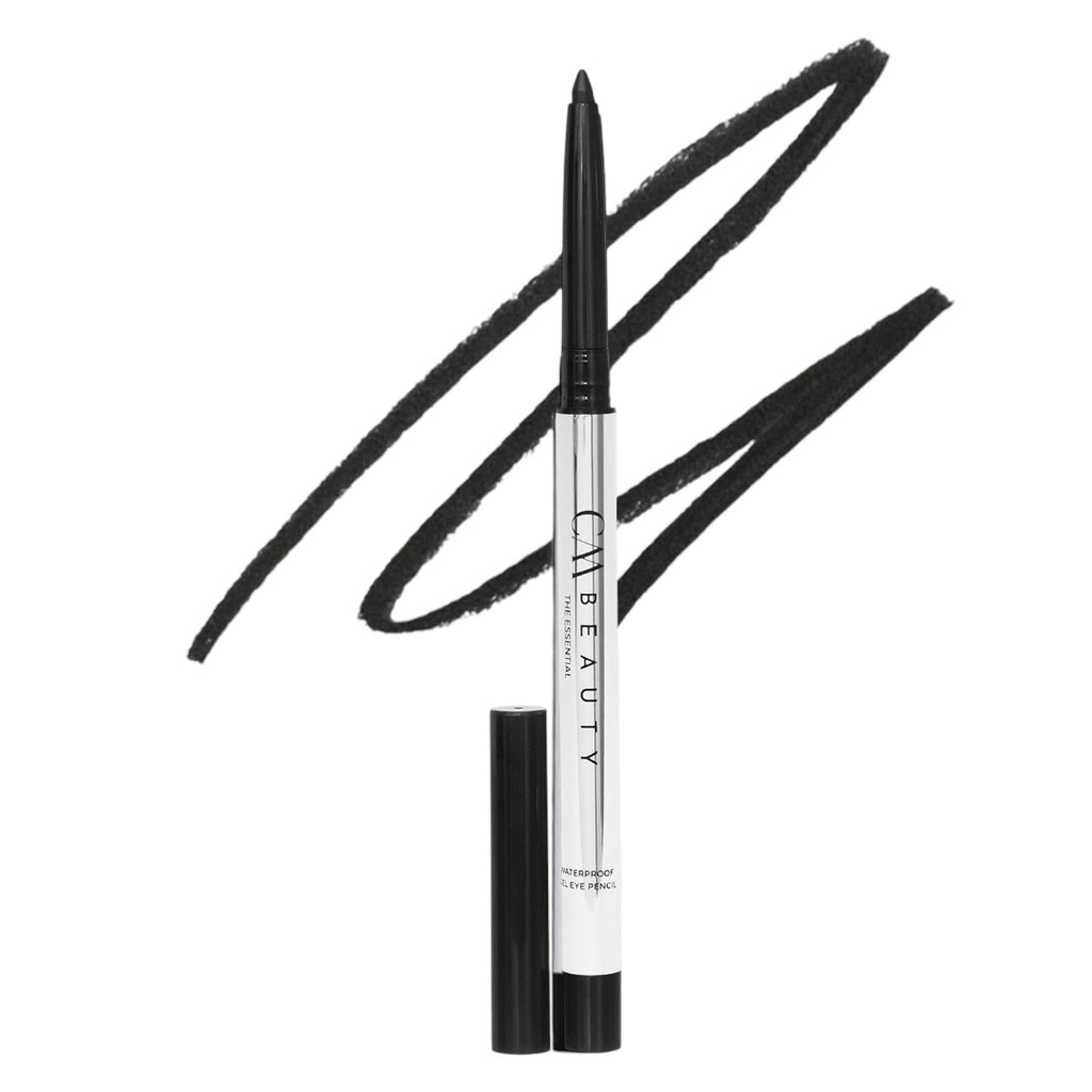 Creion de Ochi Gel Waterproof Retractabil cu Ascuțitoare de Vârf Integrată - Deep Black