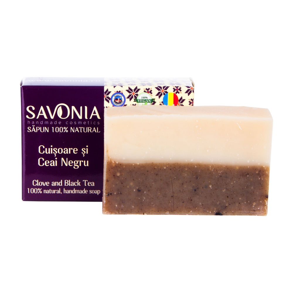 Sapun Natural Cuisoare si Ceai Negru, 90 g