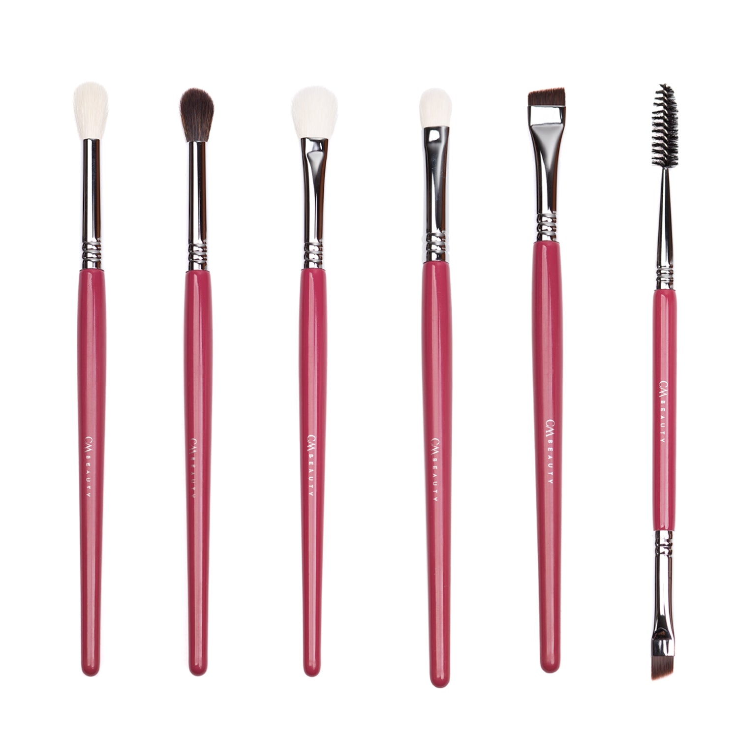 Set 15 pensule machiaj profesionale Deep Red