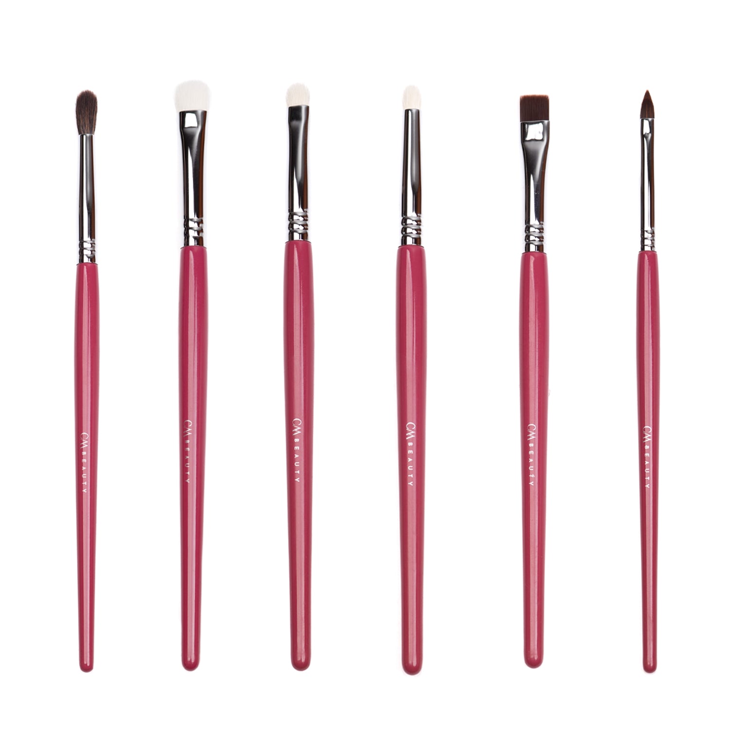 Set 15 pensule machiaj profesionale Deep Red
