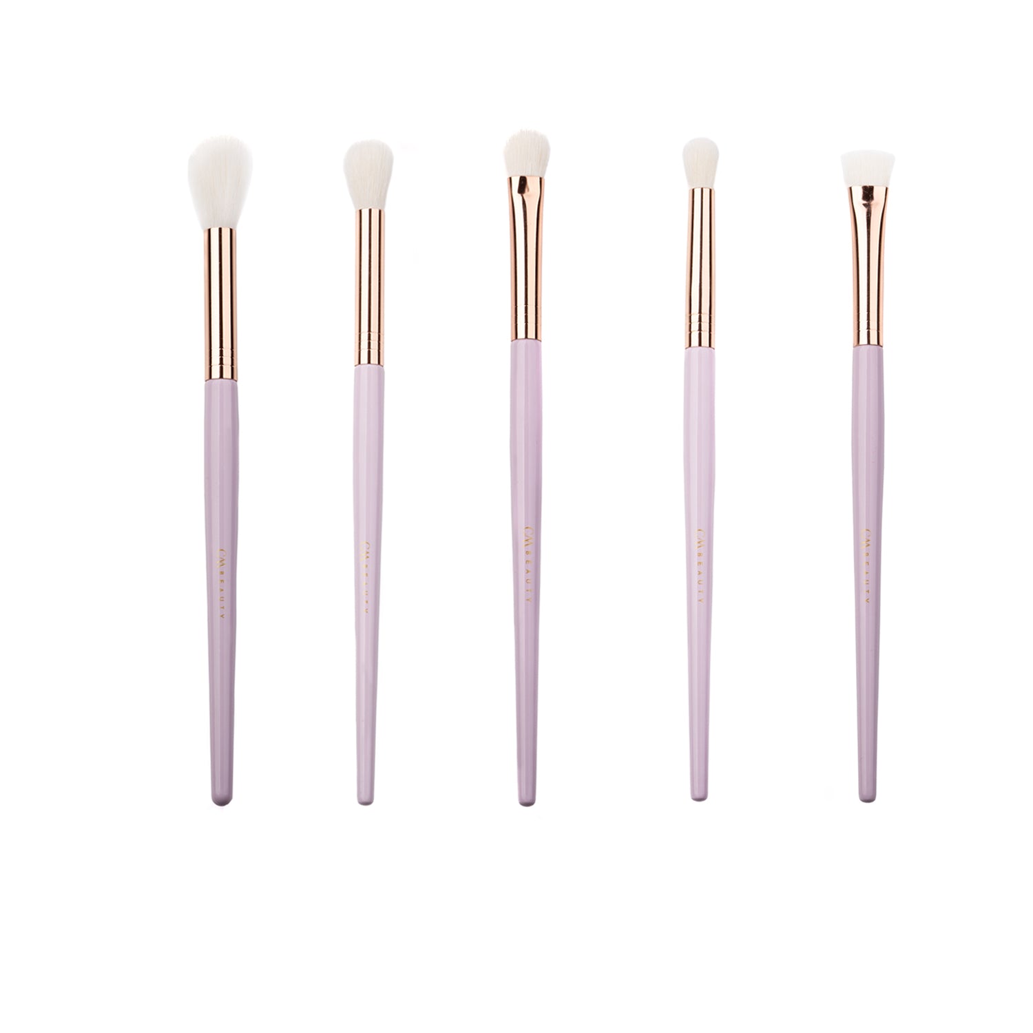 Set 14 pensule machiaj profesionale Lilac Glow