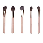 Set 18 pensule machiaj profesionale Nude Glow