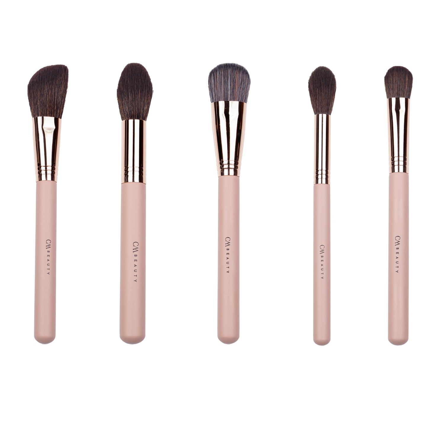 Set 18 pensule machiaj profesionale Nude Glow