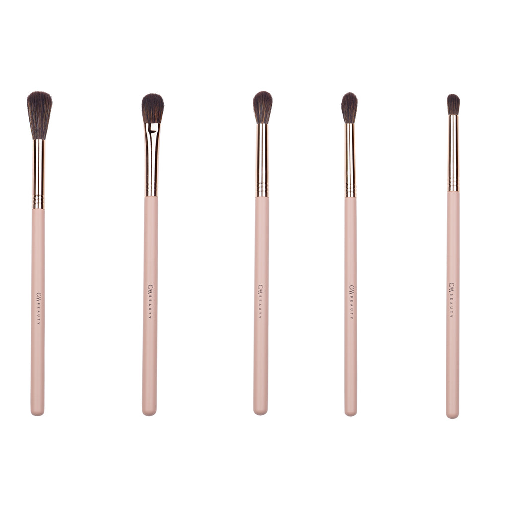 Set 18 pensule machiaj profesionale Nude Glow