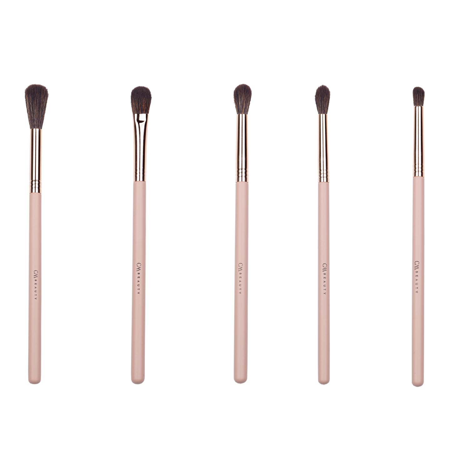 Set 18 pensule machiaj profesionale Nude Glow
