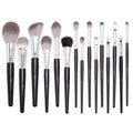 Set 15 pensule machiaj profesionale Onyx Glow
