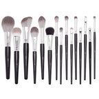 Set 15 pensule machiaj profesionale Onyx Glow