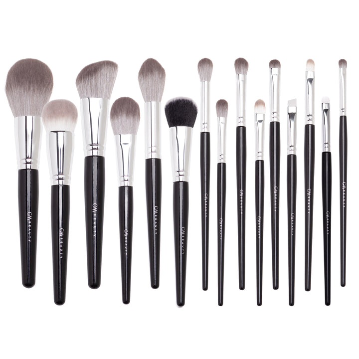 Set 15 pensule machiaj profesionale Onyx Glow