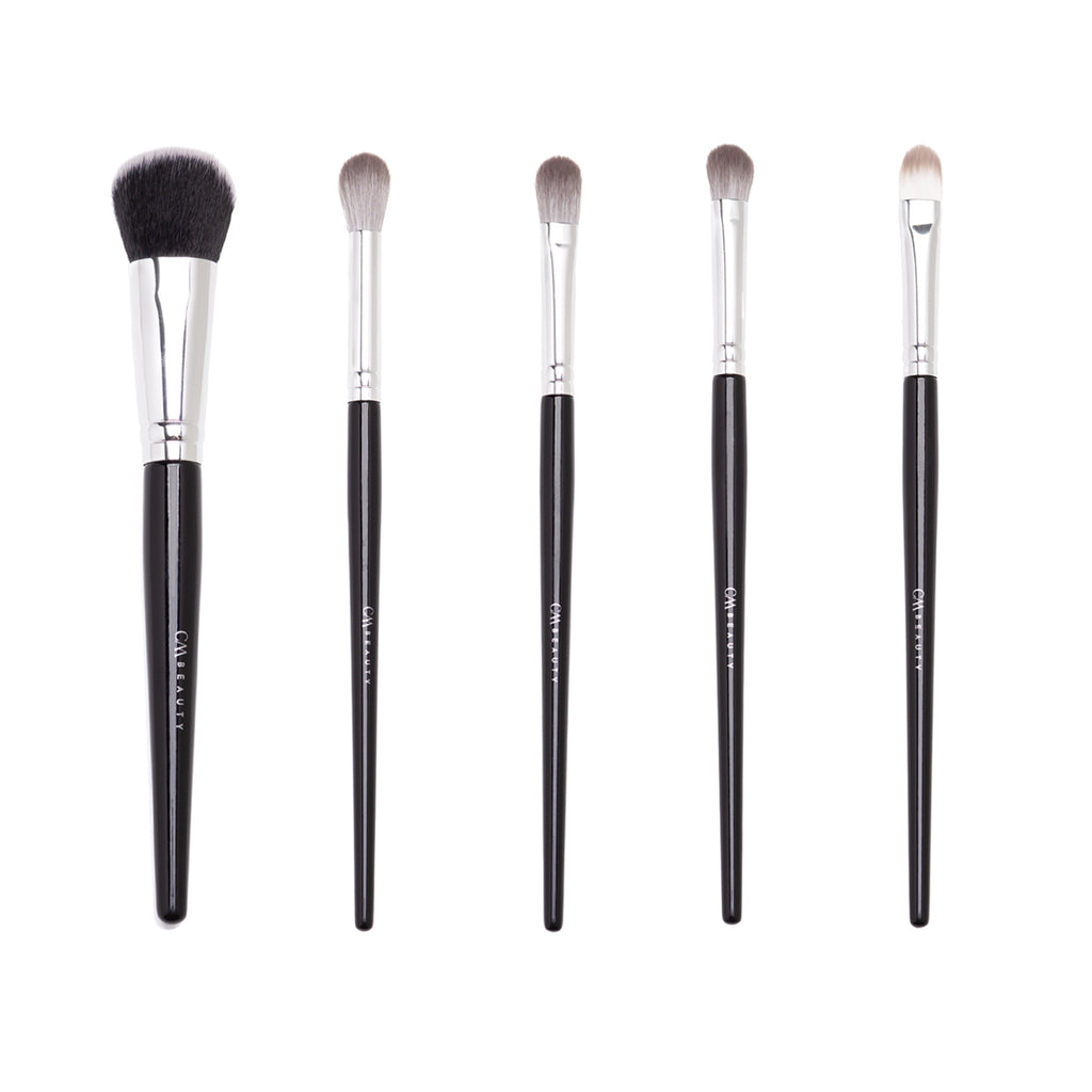 Set 15 pensule machiaj profesionale Onyx Glow