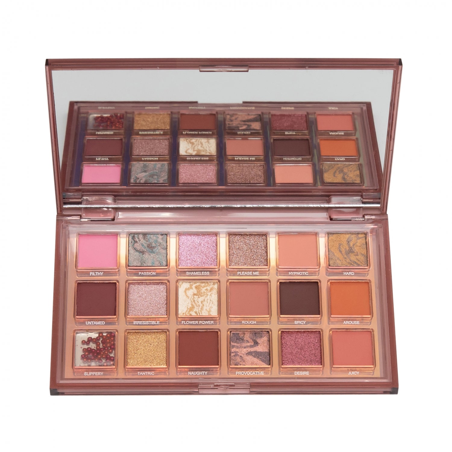 Set Paleta Farduri 18 culori si Set 6 Pensule Ochi