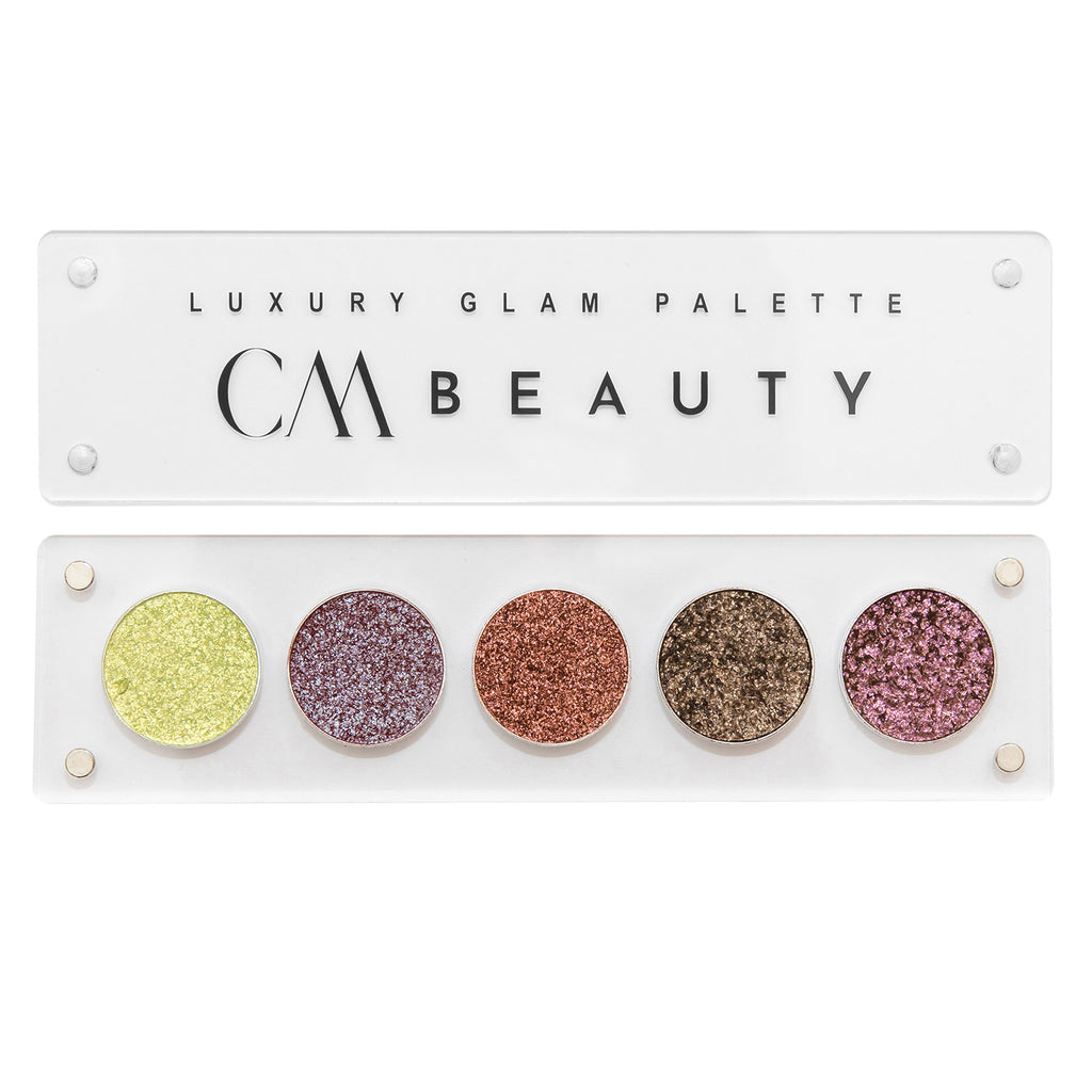 Paleta farduri-pigmenti presati Luxury Glam Palette 02