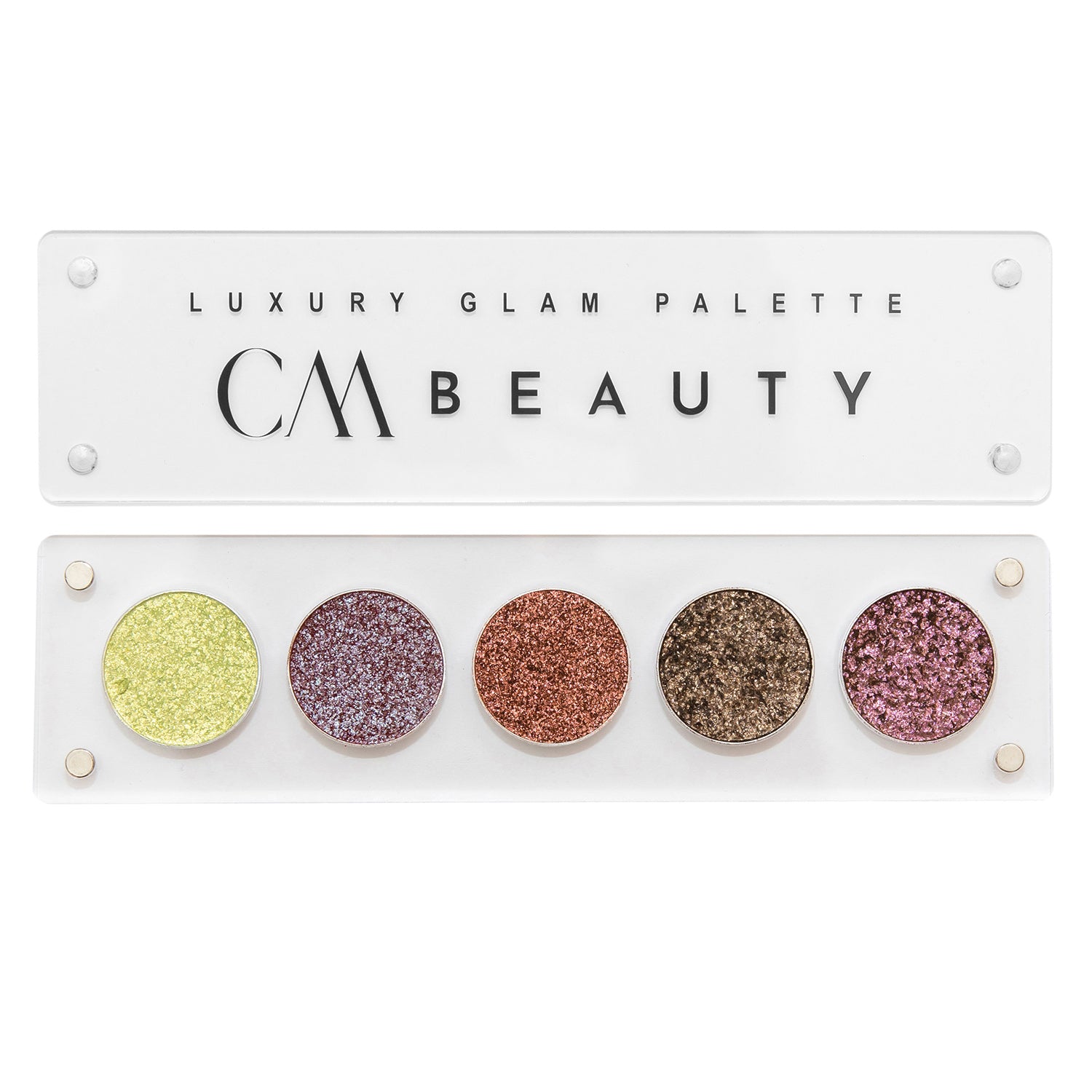 Paleta farduri-pigmenti presati Luxury Glam Palette 02