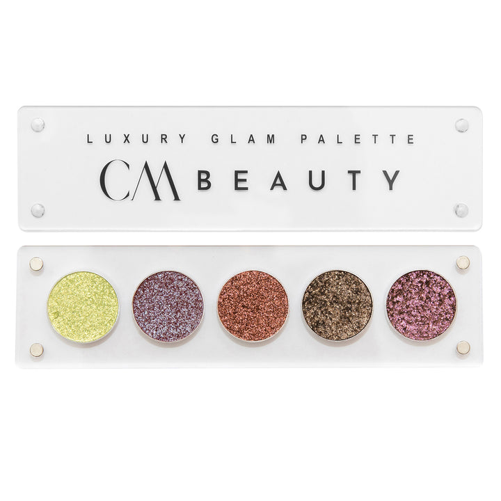Paleta farduri-pigmenti presati Luxury Glam Palette 02