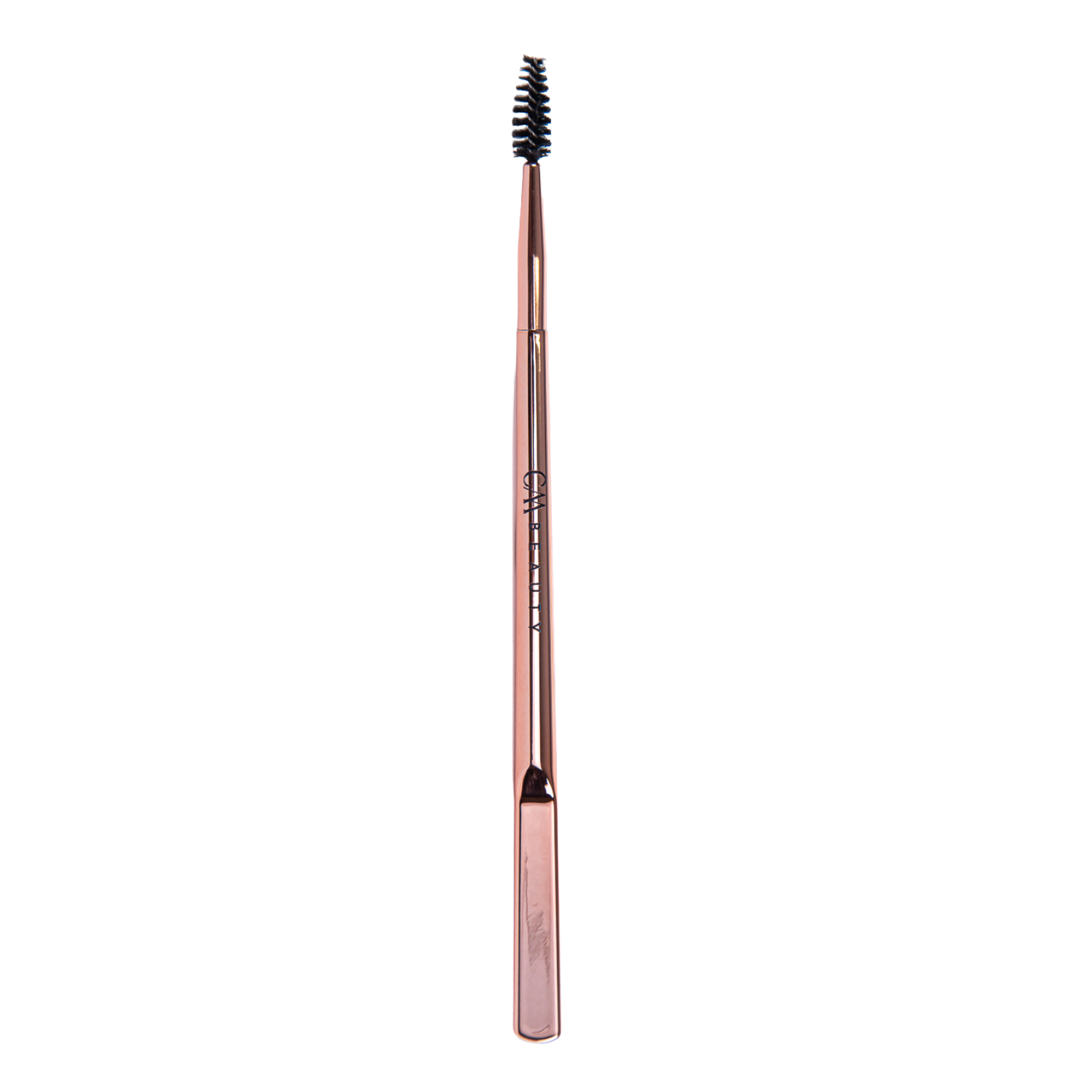 Pensula profesionala pentru sprancene- 3 in 1:Precizie,Definire,Fixare-Rose Gold