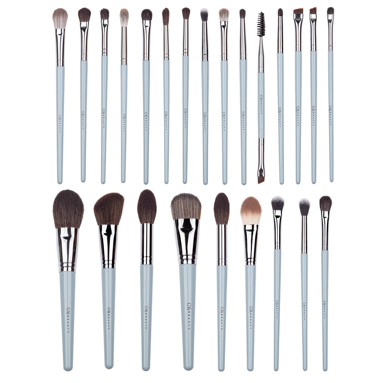 Set 24 pensule machiaj profesionale Ocean Mist