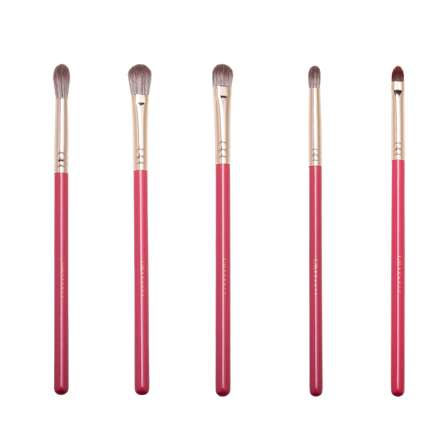 Set 17 pensule machiaj profesionale Velvet Rouge