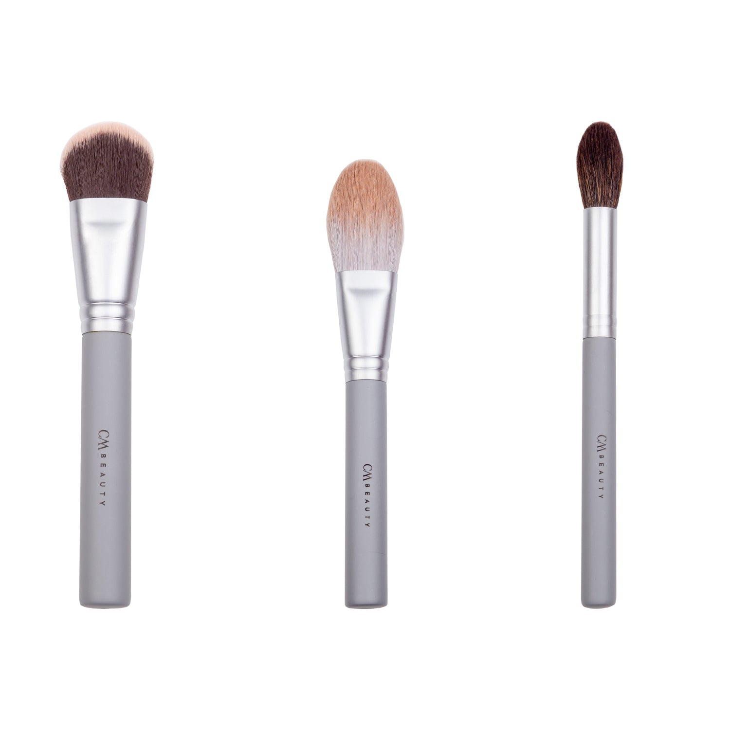 Set 13 pensule machiaj profesionale Silver Chic