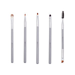 Set 13 pensule machiaj profesionale Silver Chic