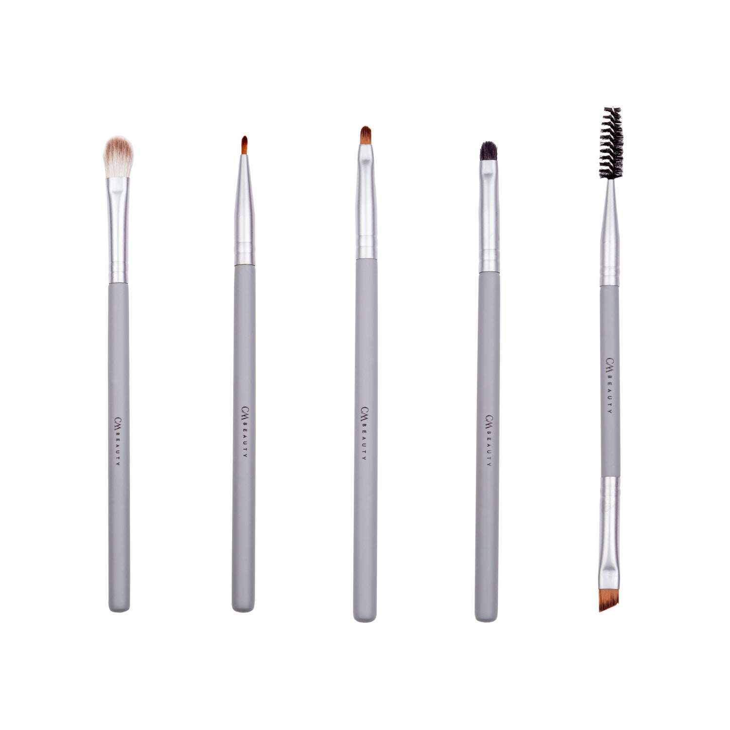 Set 13 pensule machiaj profesionale Silver Chic