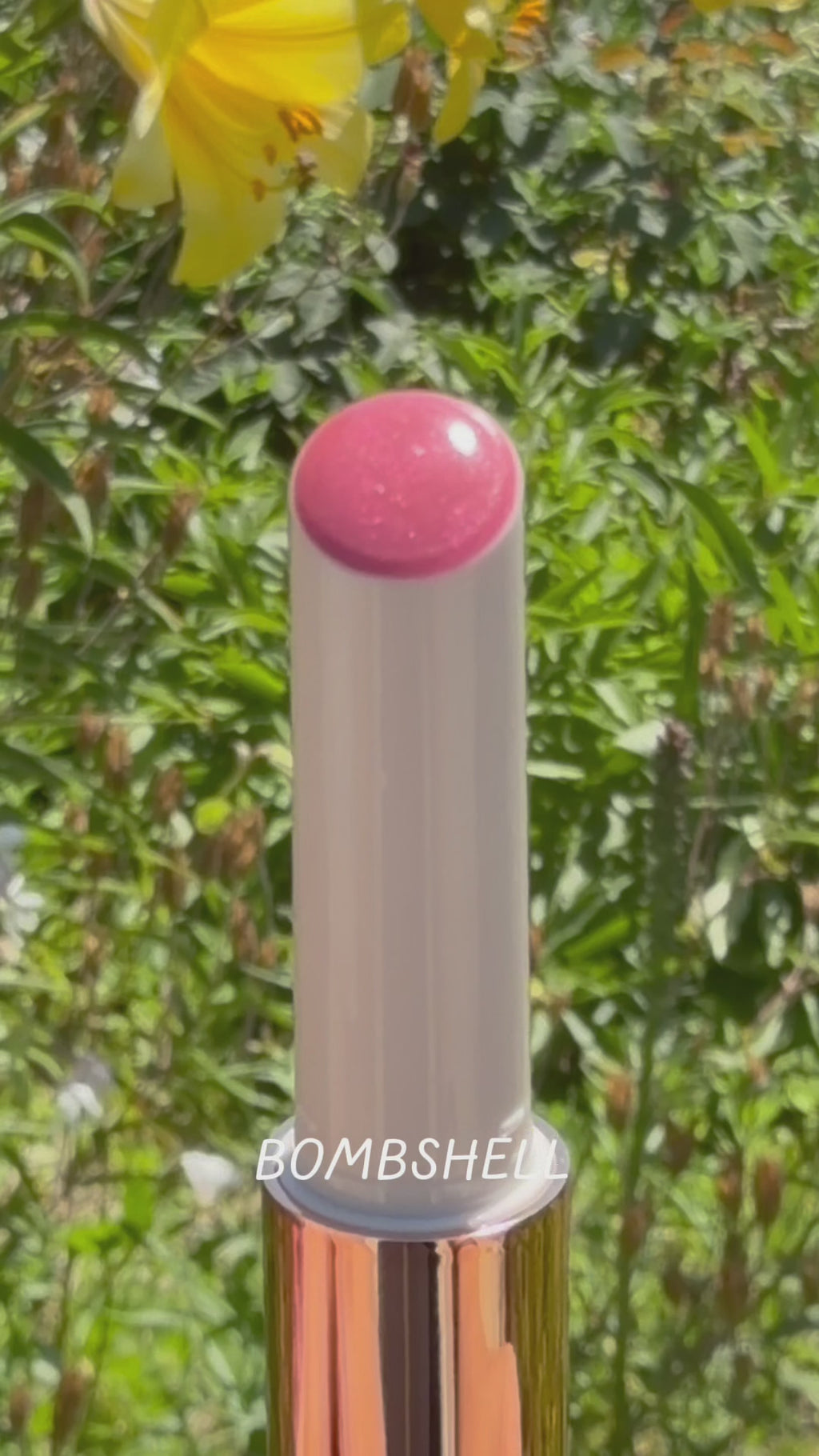 Balsam de buze tratament Click Stick cu particule strălucitoare - Bomshell