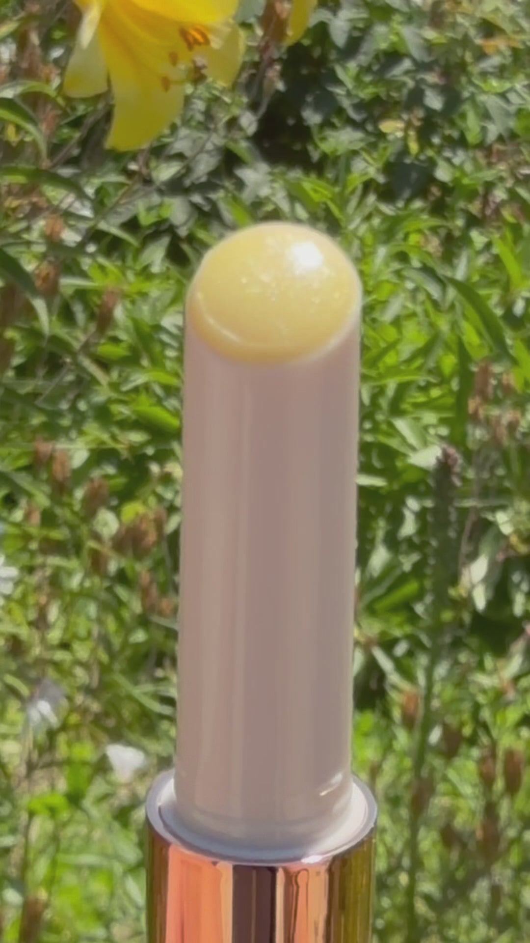 Balsam de buze tratament Click Stick cu particule strălucitoare - Glass