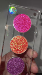 Paleta farduri-pigmenti presati Luxury Glam Palette 01