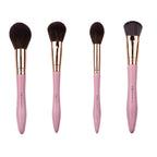 Set 13 pensule machiaj profesionale Rose Gold