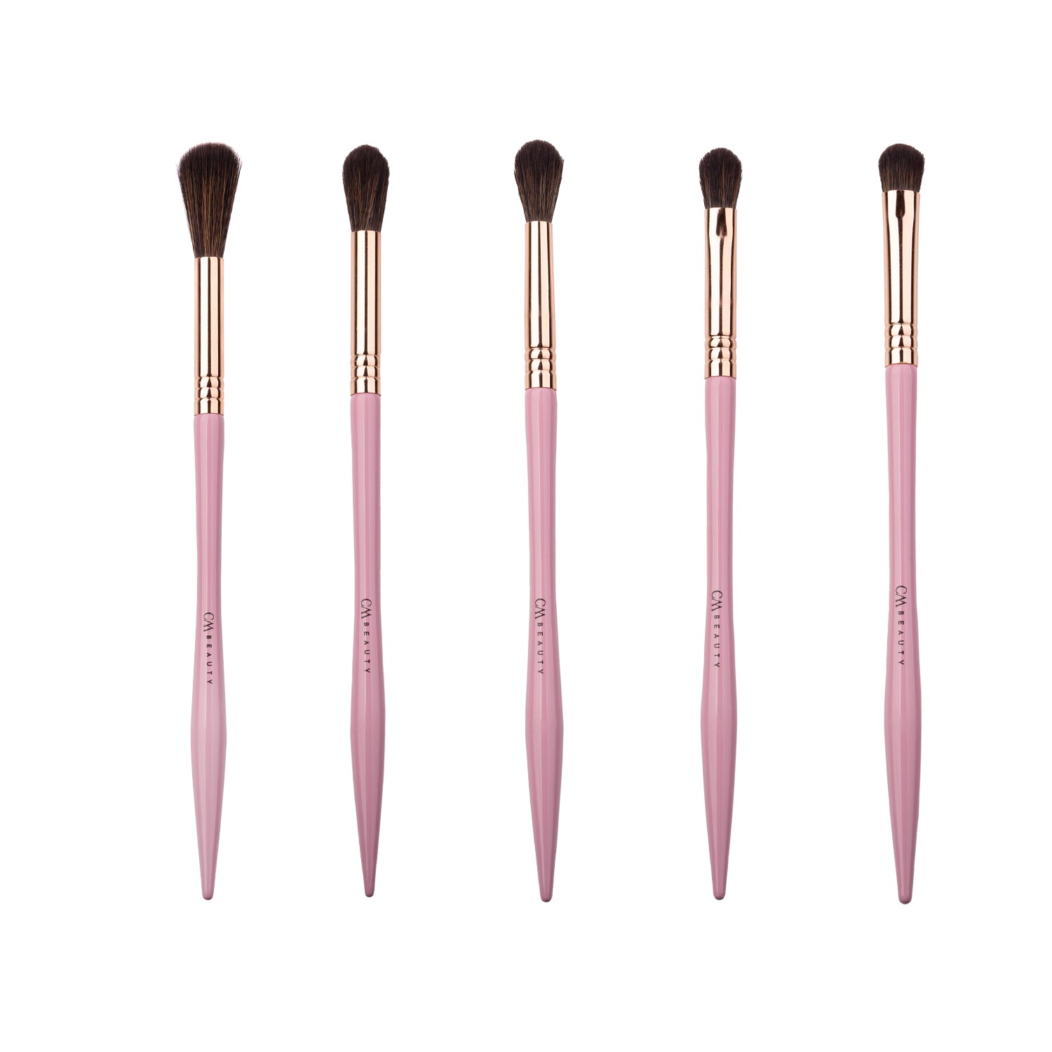Set 13 pensule machiaj profesionale Rose Gold