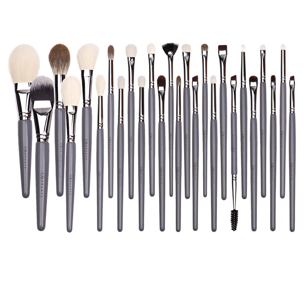 Set 26 pensule machiaj profesionale Royal Grey