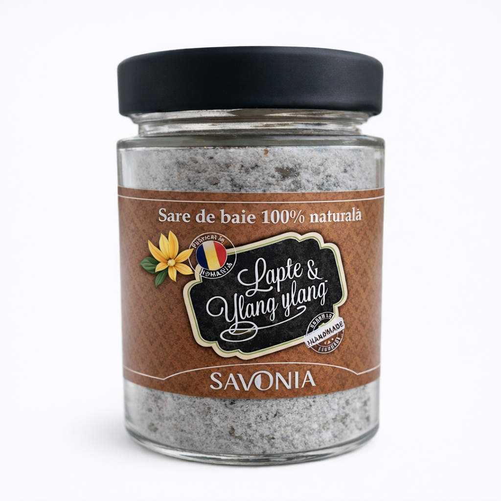 Sare de Baie cu Lapte si Ylang Ylang, Savonia, 350 gr