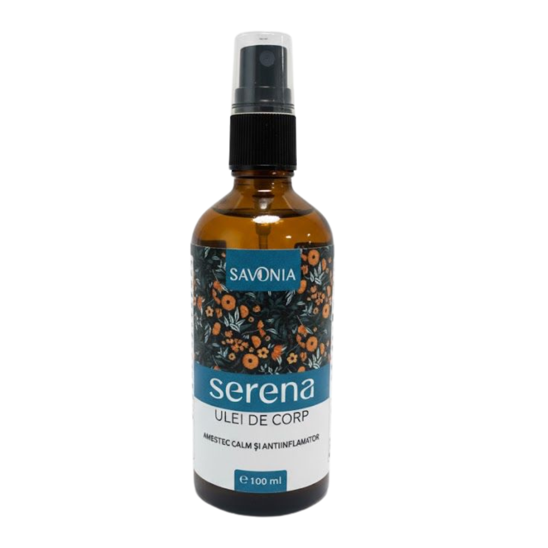 Serena – Ulei de Corp Savonia – Amestec Calm și Anti-Inflamator, 100 ml