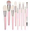 Set 10 pensule machiaj profesionale Pink Perfection
