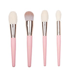 Set 10 pensule machiaj profesionale Pink Perfection